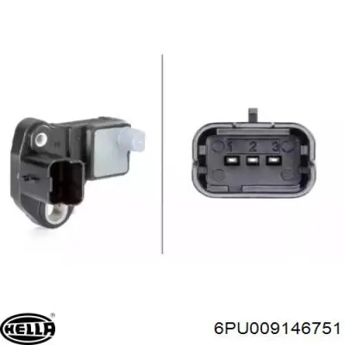 Датчик обертів колінвалу HELLA 6PU009146751 ціна, від 15.18 USD