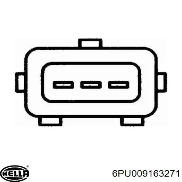 Датчик положення (оборотів) коленвалу 6PU009163271 HELLA