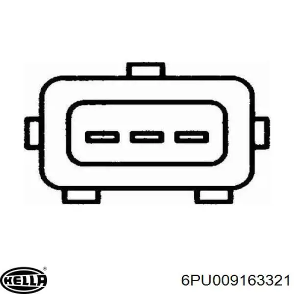 Датчик колінвала 6PU009163321 HELLA