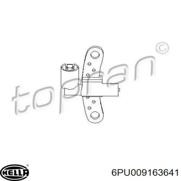 Датчик обертів колінвалу HELLA 6PU009163641 ціна, від 11.29 USD