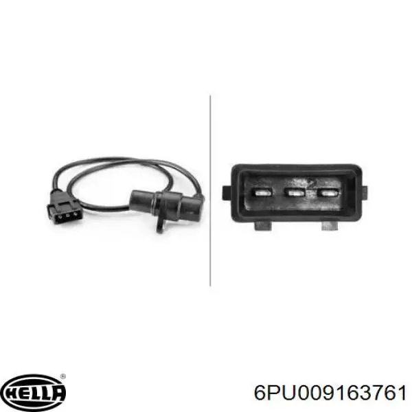 Купити 6PU009163761 HELLA Датчик положення (оборотів) коленвалу