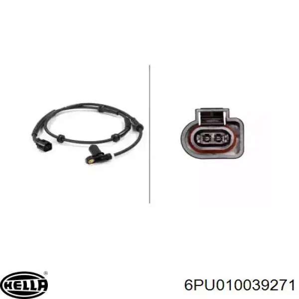 Купити 6PU010039271 HELLA Датчик АБС (ABS) задній