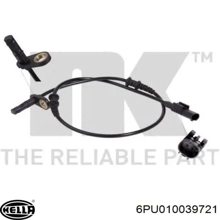 Купити 6PU010039721 HELLA Датчик АБС (ABS) передній