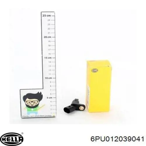 Купити 6PU012039041 HELLA Датчик АБС (ABS) задній, правий