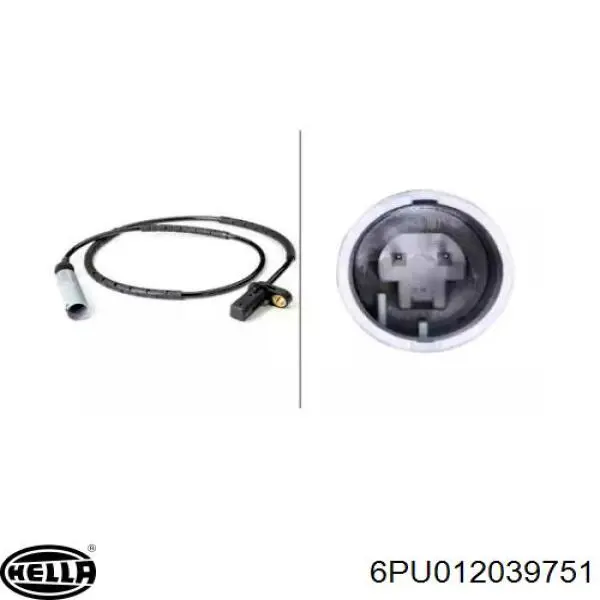Датчик АБС (ABS) задній HELLA 6PU012039751 ціна, від 34.06 USD