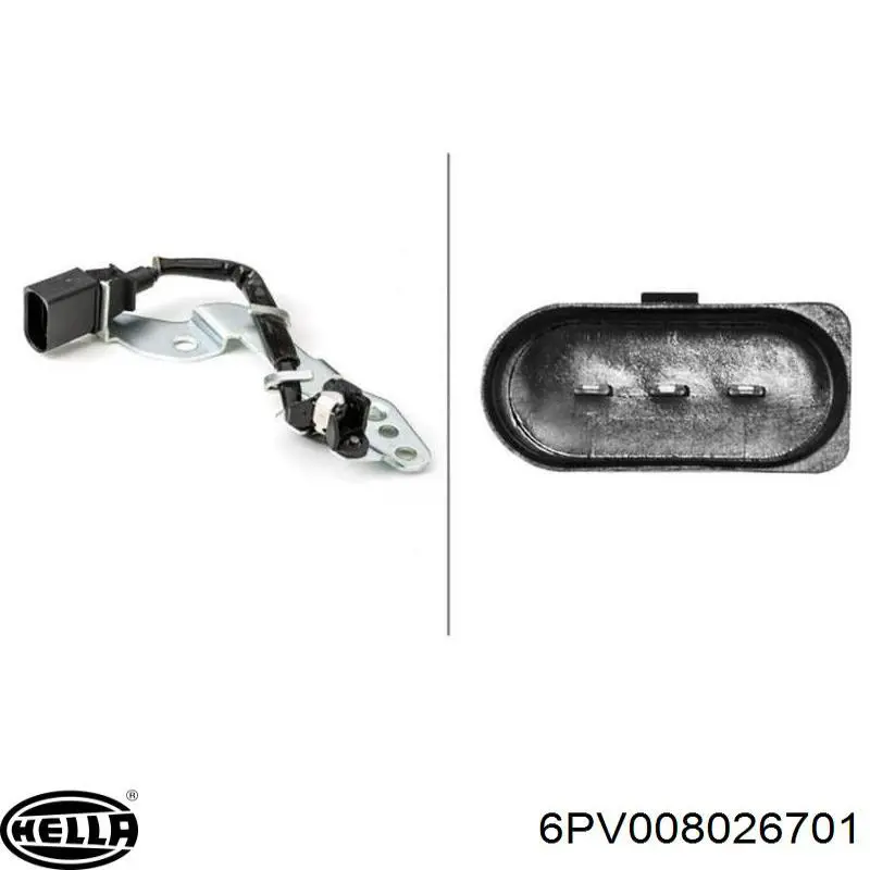 Педаль акселератора HELLA 6PV008026701