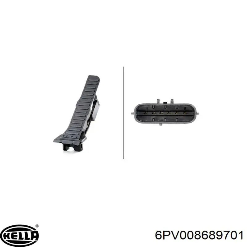 Підаль газу VAG 2K1721503C ціна, від 164.38 USD