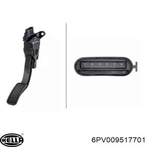 Купити 8V219F836AA Ford Педаль газу