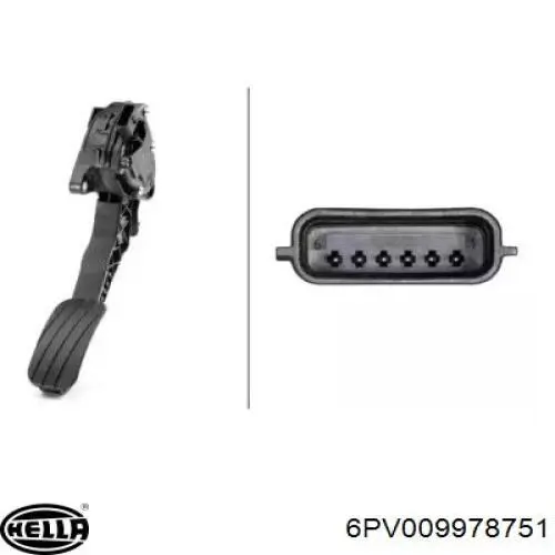 Підаль газу Renault (RVI) 95515333 ціна, від 48.63 USD