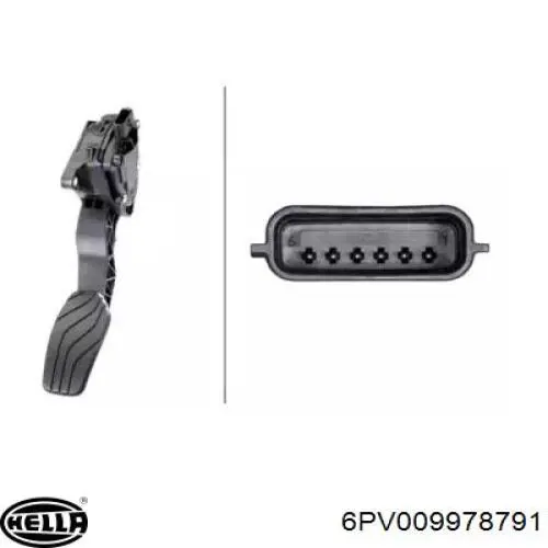 Підаль газу Nissan Qashqai II позашляховик (J11) (2013 - 2021) ціна, від 6.43 USD