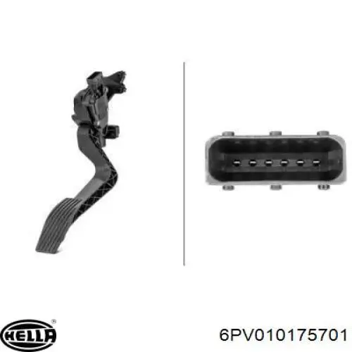68247023AA Chrysler Педаль газу (акселератора)