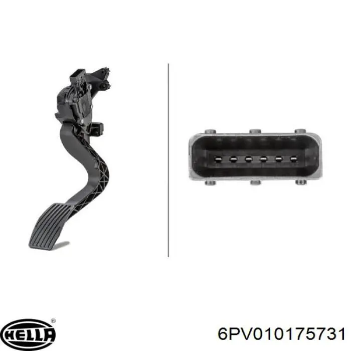 Купити 52013951 Fiat/Alfa/Lancia Педаль газу