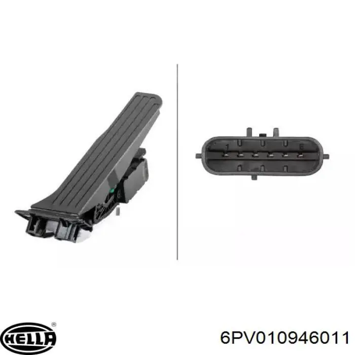 Купити 6PV010946011 HELLA Педаль газу