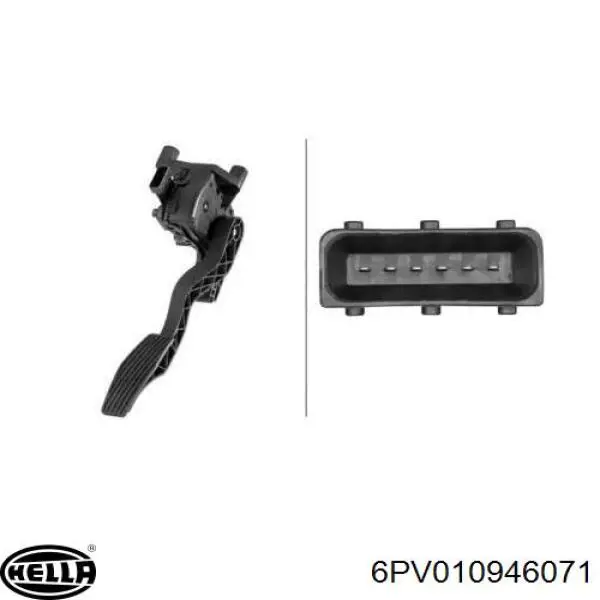 93335443 General Motors Педаль газу (акселератора)