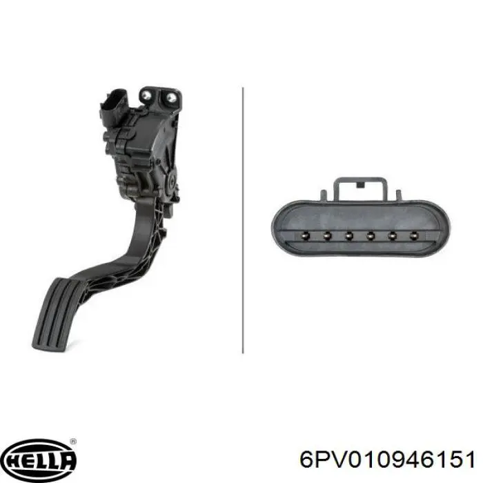 Підаль газу Ford 1530737 ціна, від 9.70 USD