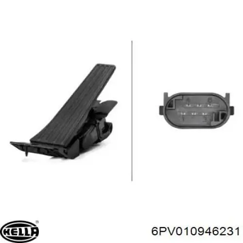 Підаль газу HELLA 6PV010946231 ціна, від 6.33 USD
