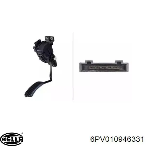 Підаль газу Hoffer 7513569 ціна, від 85.17 USD