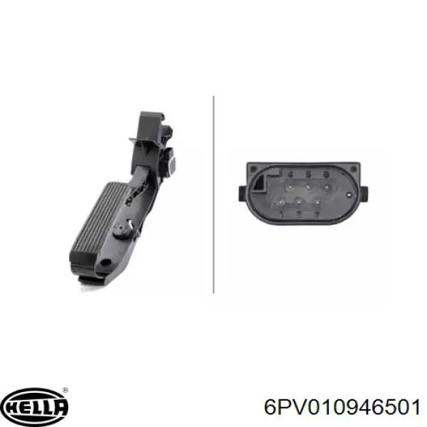 Підаль газу Mercedes A2033001004 ціна, від 211.36 USD