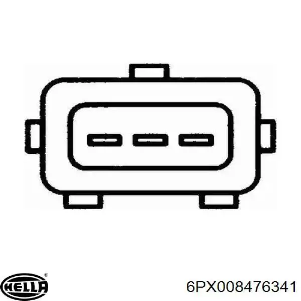 TP0012 Vernet датчик положення дросельної заслінки (потенціометр)