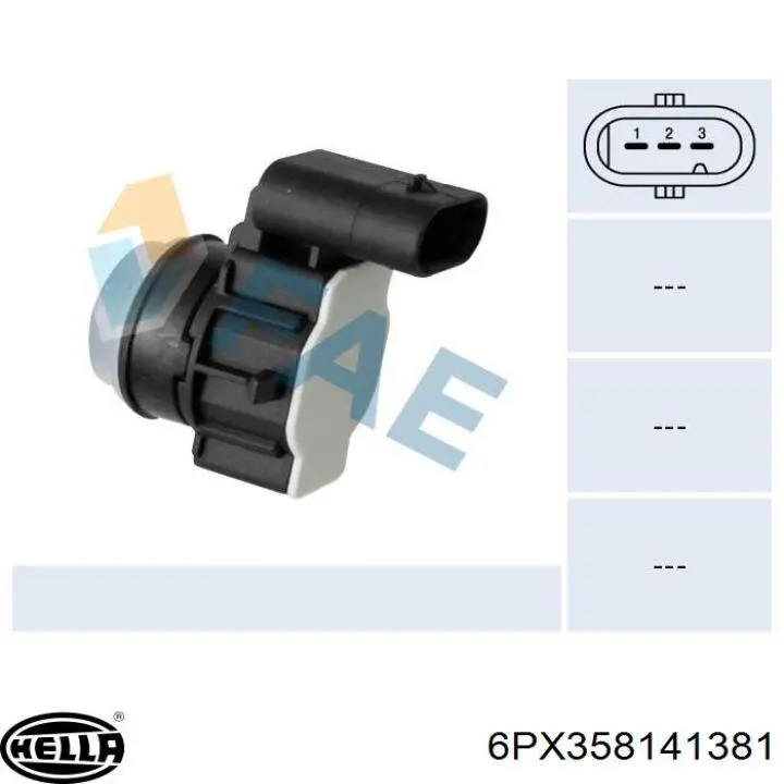 Датчик сигналізації паркування (парктронік), передній 1105403 Autotechteile