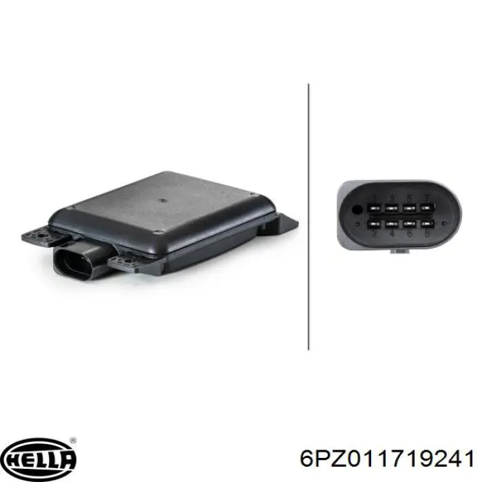 Купити 6PZ011719241 HELLA Датчик контролю мертвої зони, задній