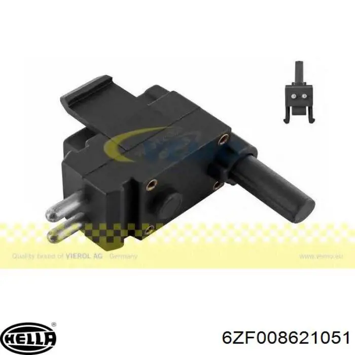 6ZF008621051 HELLA Датчик включення ліхтарів заднього ходу
