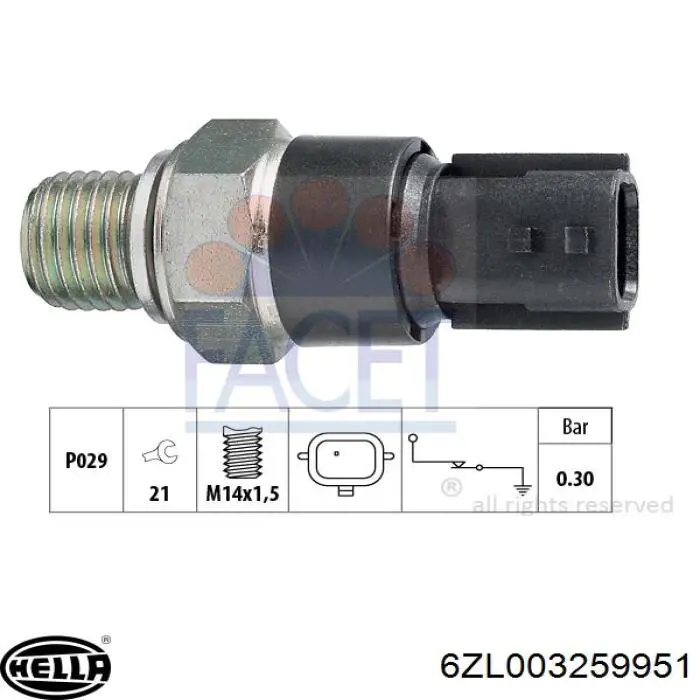 Манометри (показник тиску масла) HELLA 6ZL003259951 ціна, від 6.53 USD