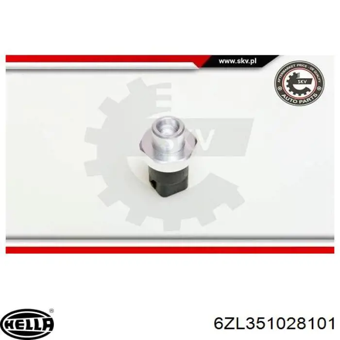 6ZL351028101 HELLA Датчик тиску