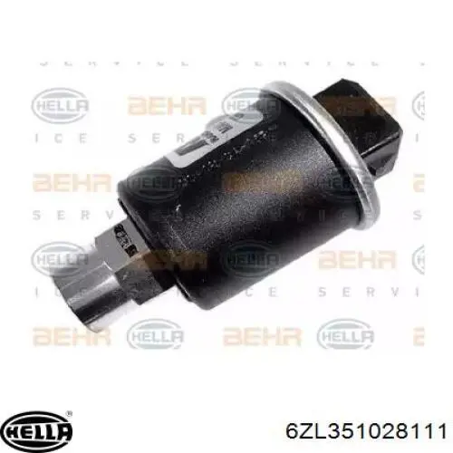 Купити 6ZL351028111 HELLA Датчик тиску кондиціонера