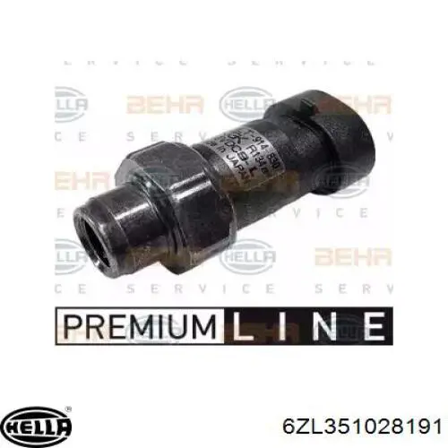 Купити 6ZL351028191 HELLA Датчик тиску кондиціонера