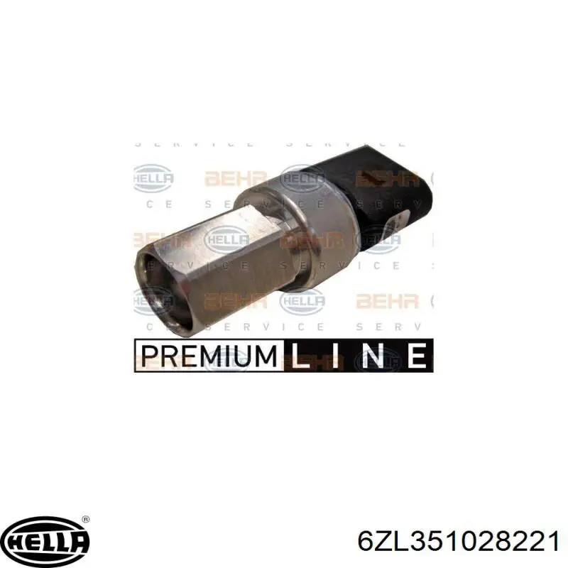 Датчик абсолютного тиску кондиціонера HELLA 6ZL351028221 ціна, від 12.75 USD