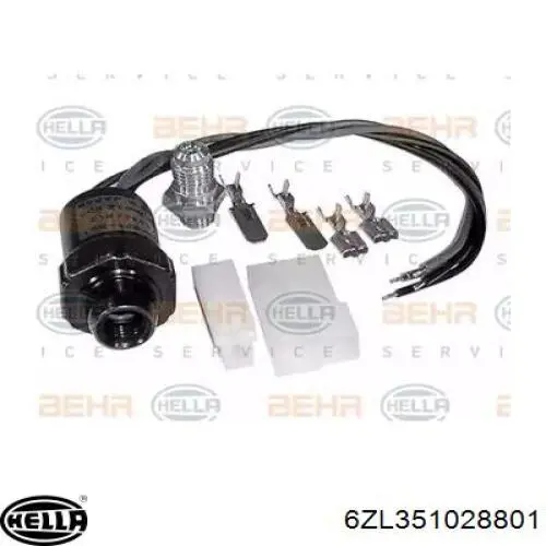 Датчик тиску кондиціонера 6ZL351028801 HELLA