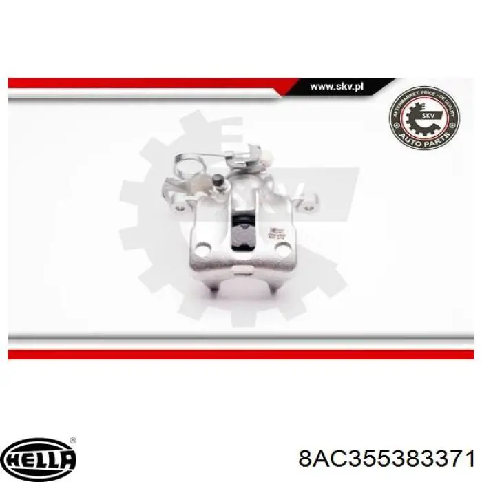 Купити 8AC355383371 HELLA Супорт задній лівий