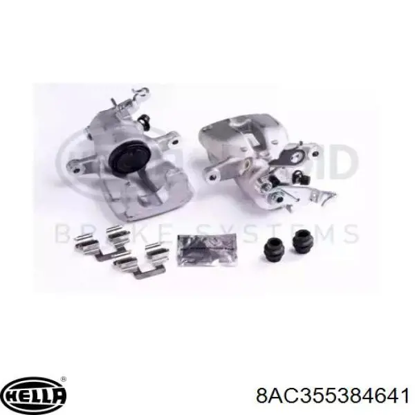 Купити 8AC355384641 HELLA Супорт задній правий