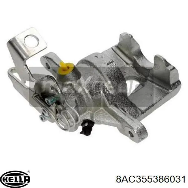 Супорт гальмівний задній лівий HELLA 8AC355386031 ціна, від 58.68 USD
