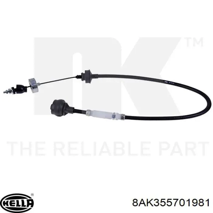 Купити 8AK355701981 HELLA Трос зчеплення