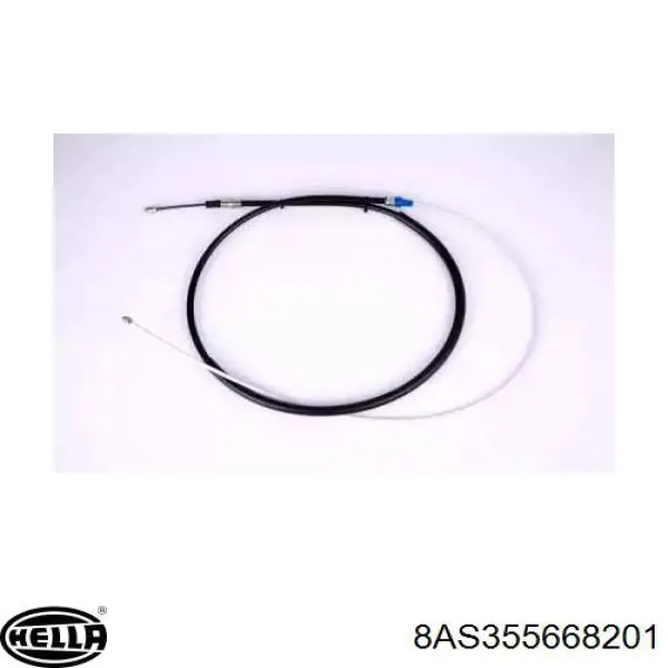 Купити 8AS355668201 HELLA Трос ручного гальма задній, правий/лівий