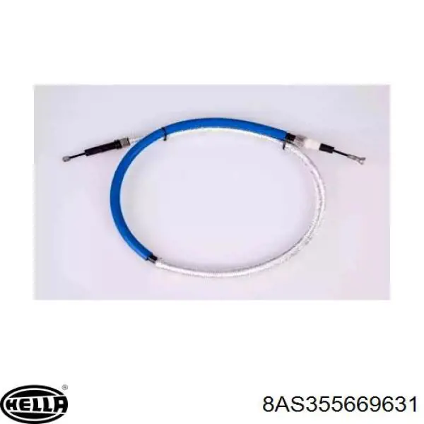 Купити 8AS355669631 HELLA Трос ручного гальма задній, правий/лівий