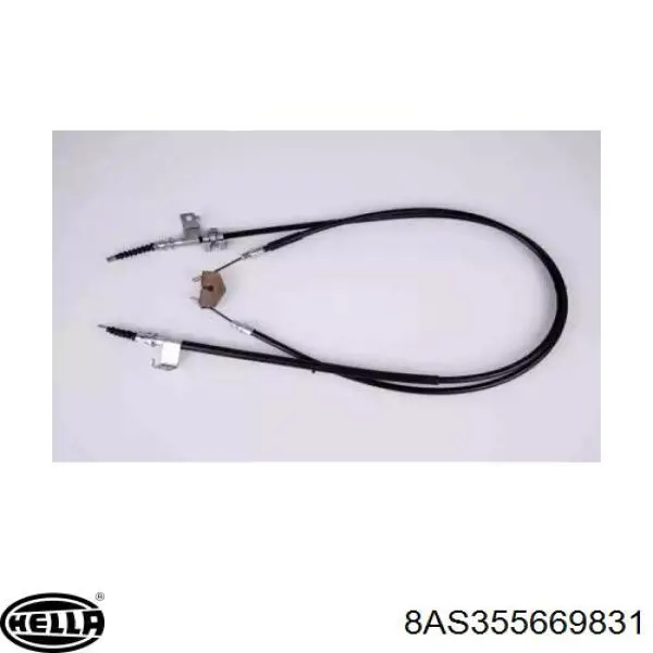 Трос ручного гальма, проміжний RM4376 Goodrem