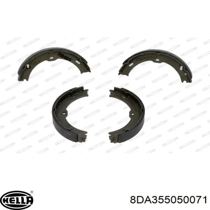 Колодки ручника 8DA355050071 HELLA