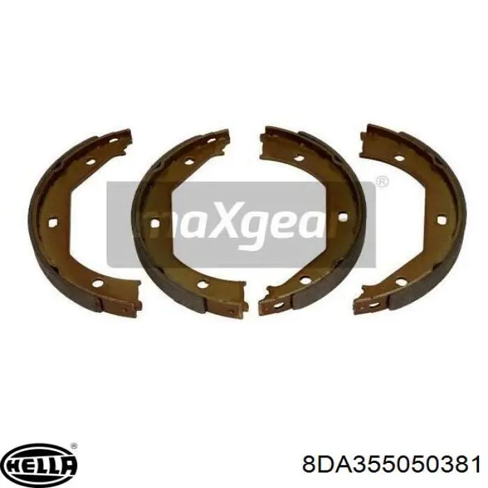 8DA355050381 HELLA Гальмівні колодки ручника