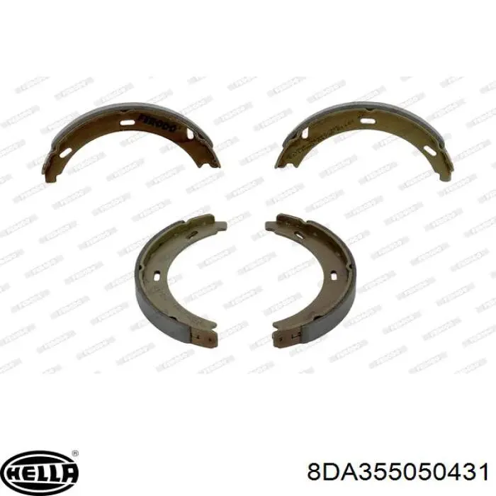 8DA355050431 HELLA Гальмівні колодки ручника