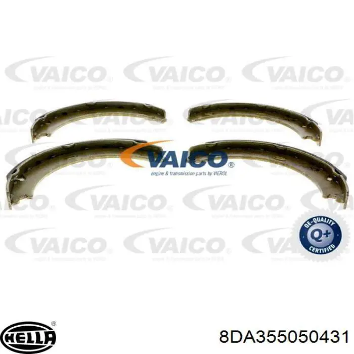 Купити 8DA355050431 HELLA Гальмівні колодки гальма стоянки