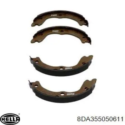 Колодки ручника / стоянкового гальма HELLA 8DA355050611 ціна, від 19.08 USD