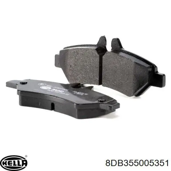 Задні гальмівні колодки 8DB355005351 HELLA