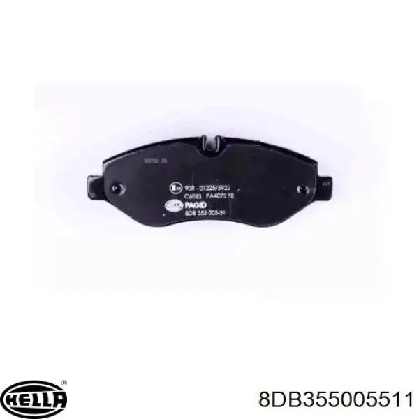 Гальмівні колодки HELLA 8DB355005511 ціна, від 29.95 USD