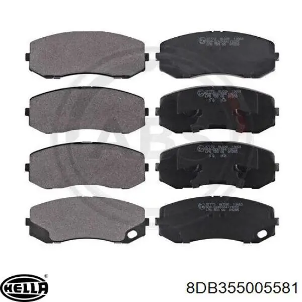 Передні тормозні колодки MK528946 Mitsubishi