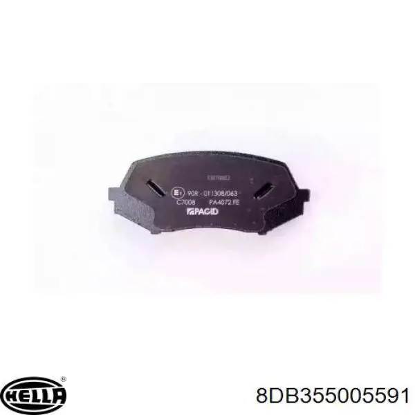 Тормозні колодки Jurid/Bendix 573662J