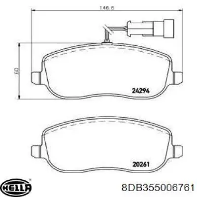 Купити QP4812 Quaro Колодки гальмівні передні, дискові