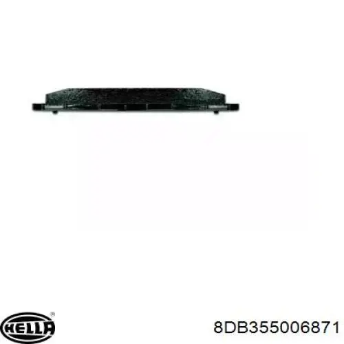 Купити 8DB355006871 HELLA Колодки гальмівні передні, дискові